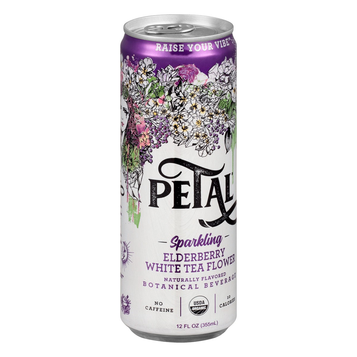 slide 6 of 9, Petal Sparkling Elderberry White Tea Flower Botanical Beverage - 12 oz, 12 oz