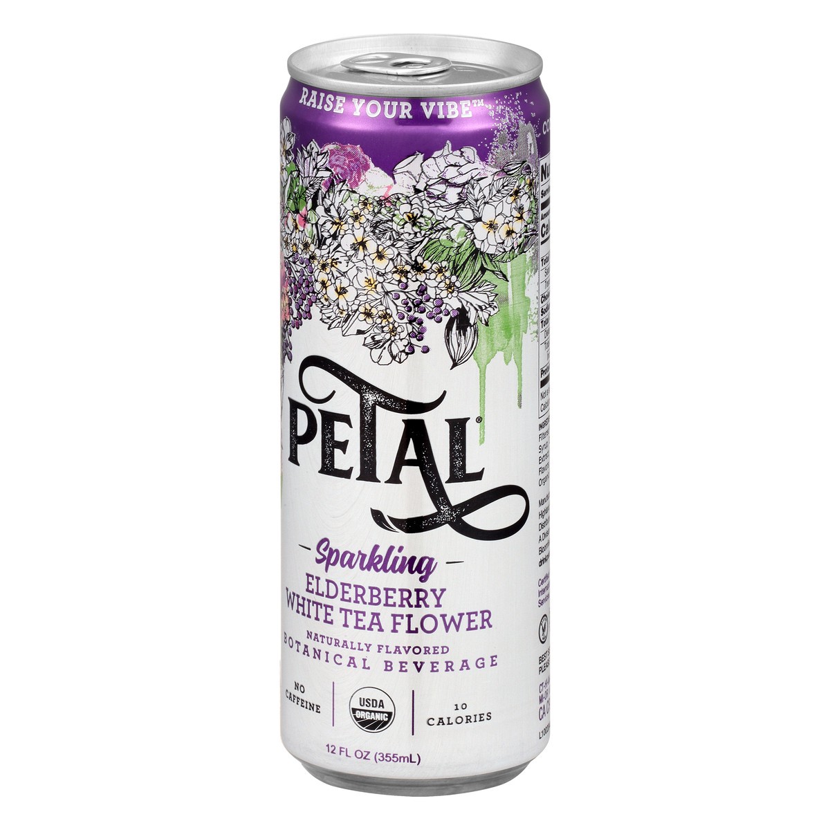 slide 7 of 9, Petal Sparkling Elderberry White Tea Flower Botanical Beverage - 12 oz, 12 oz