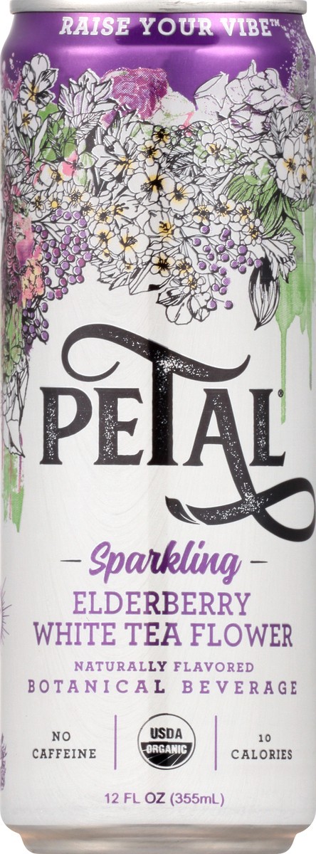 slide 8 of 9, Petal Sparkling Elderberry White Tea Flower Botanical Beverage - 12 oz, 12 oz