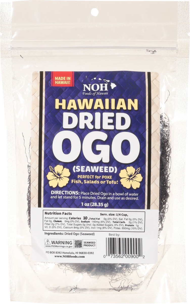 slide 9 of 11, NOH Hawaiian Dried Ogo 1 oz, 1 oz