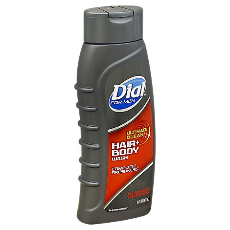 slide 1 of 1, Dial For Men Hair + Body Wash Ultimate Clean Complete Freshness, 16 fl oz