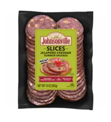 Johnsonville Jalapeno Cheddar Summer Sausage Slices