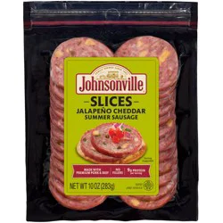 Johnsonville Jalapeno Cheddar Summer Sausage Slices