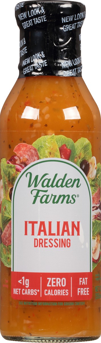 slide 1 of 9, Walden Farms Calorie Free Italian Dressing, 12 ct