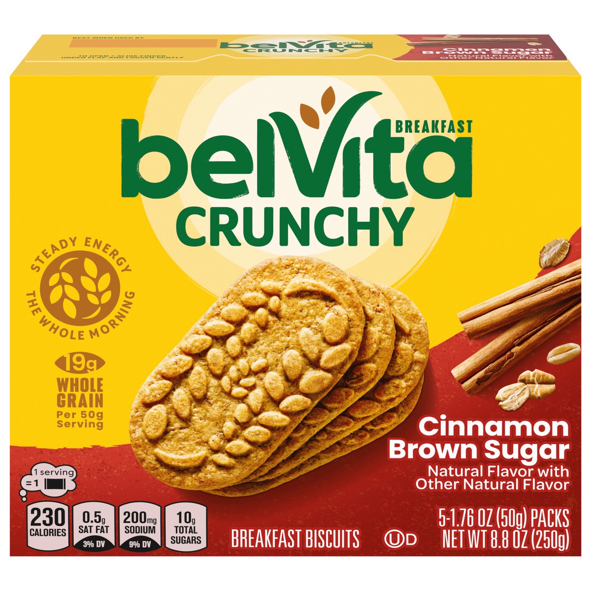 slide 3 of 14, belVita Cinnamon Brown Sugar Breakfast Biscuits, 8.8 oz