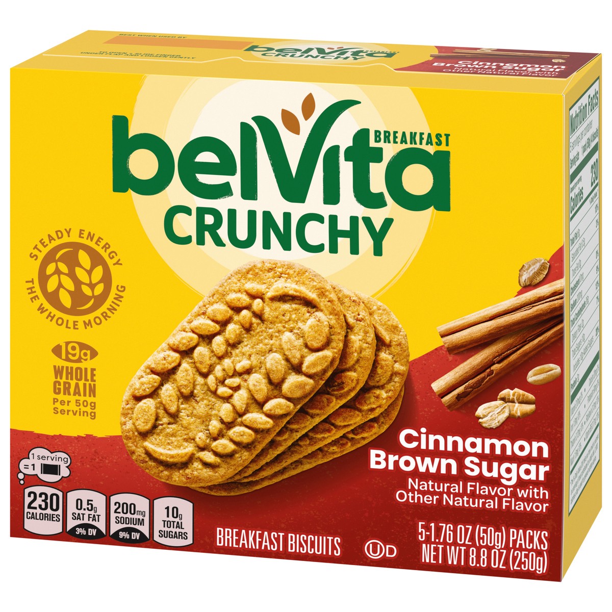 slide 8 of 14, belVita Cinnamon Brown Sugar Breakfast Biscuits, 8.8 oz