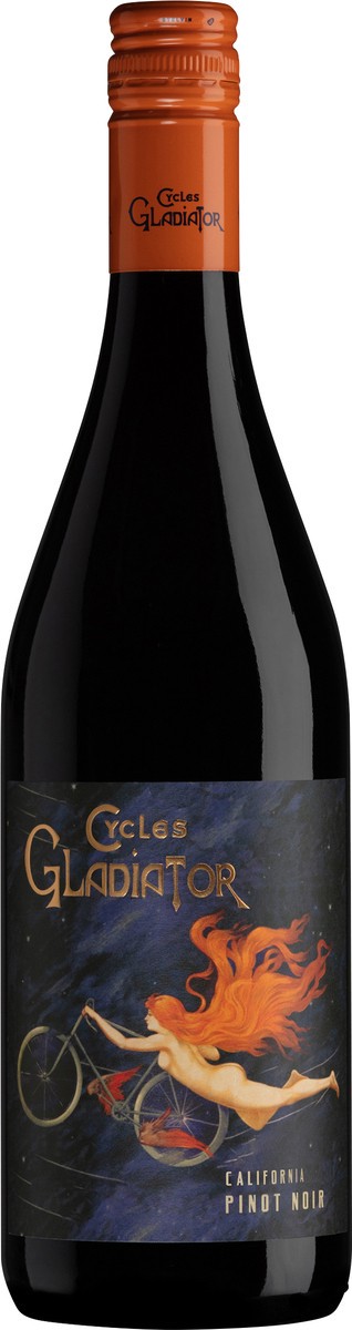 slide 4 of 6, Cycles Gladiator Pinot Noir, 750 ml