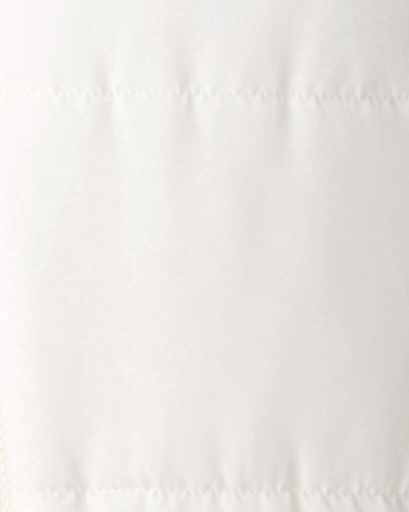 slide 3 of 4, Carter's Baby Girl 1-Piece Bear Ears Hooded Pram Snowsuit - Cream Cream 6-9, 1 ct