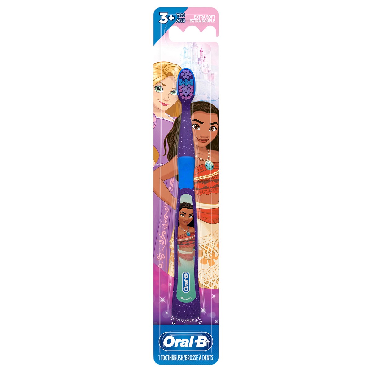 slide 1 of 3, Oral-B Kid's Toothbrush featuring Disney Princesses, Soft Bristles, for Children and Toddlers 3+, 1 Count, 1 ct