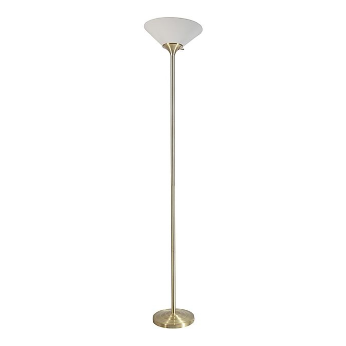 slide 1 of 2, Studio 3b Floor Lamp - Brass, 1 ct