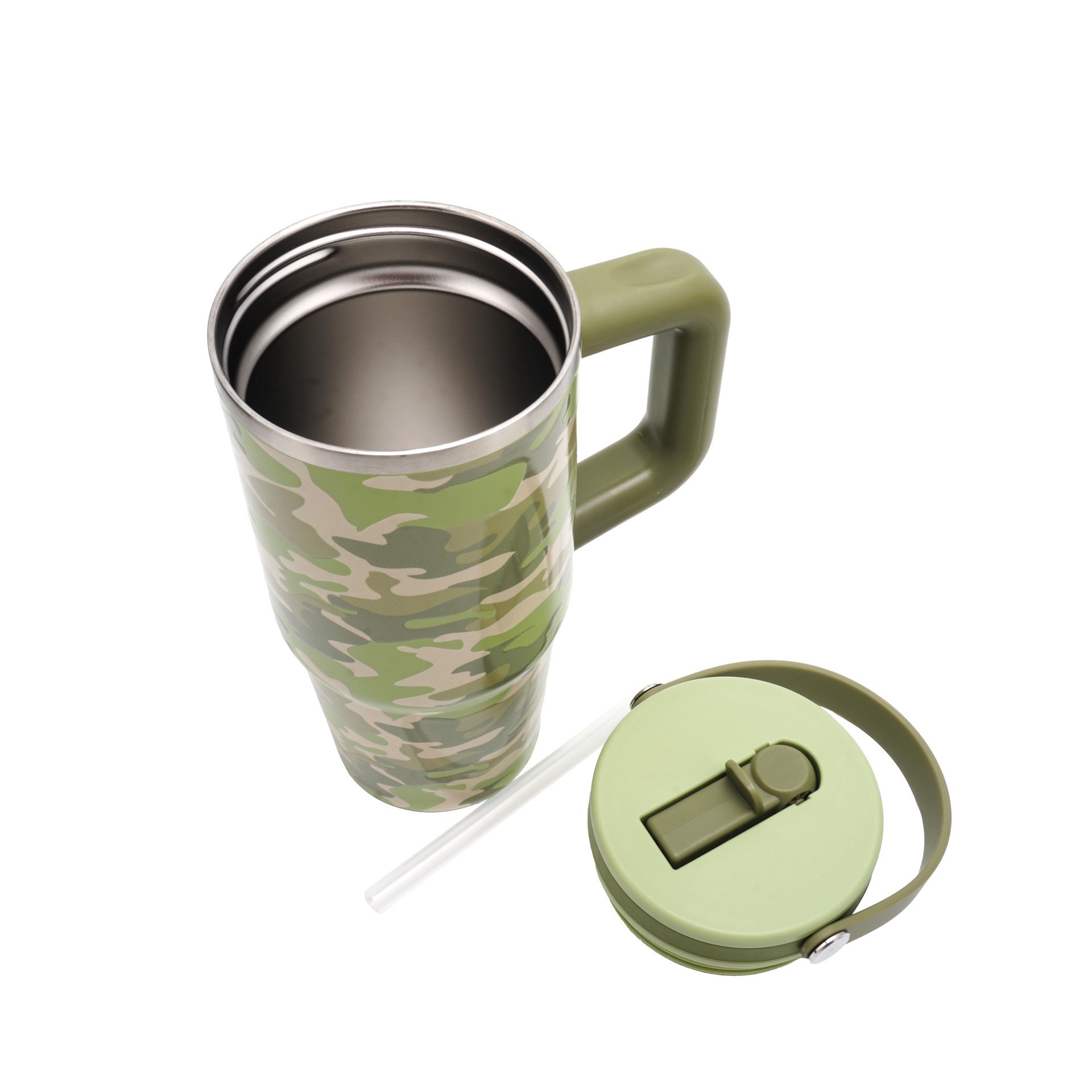 slide 3 of 4, 20oz. Camouflage Stainless Steel Insulated Tumbler By Ashland, 20 oz