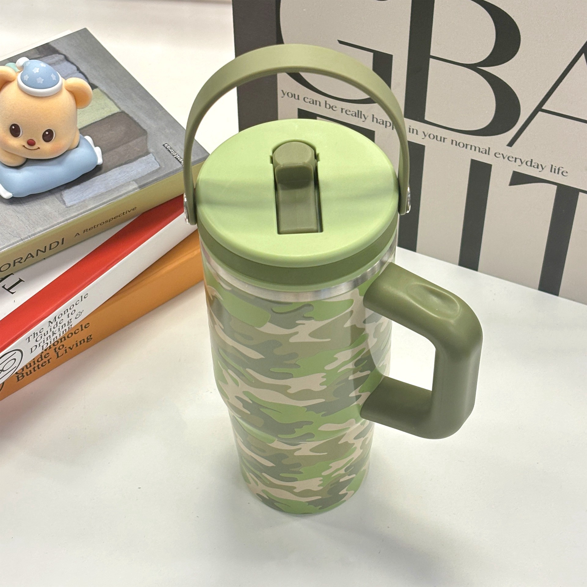 slide 2 of 4, 20oz. Camouflage Stainless Steel Insulated Tumbler By Ashland, 20 oz