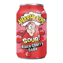 Warheads Sour Black Cherry Soda Can - 12 oz