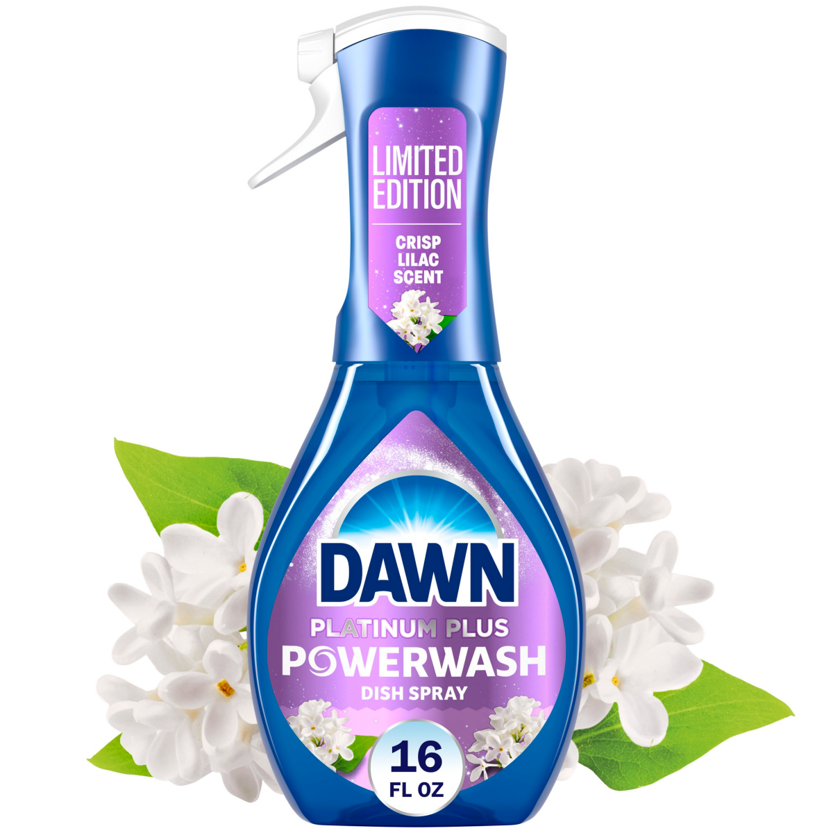 slide 1 of 29, Dawn Powerwash Spray, Dish Soap, Dishwashing Liquid, Crisp Lilac, 1 Starter Kit, 16 Fl Oz, 1 pint
