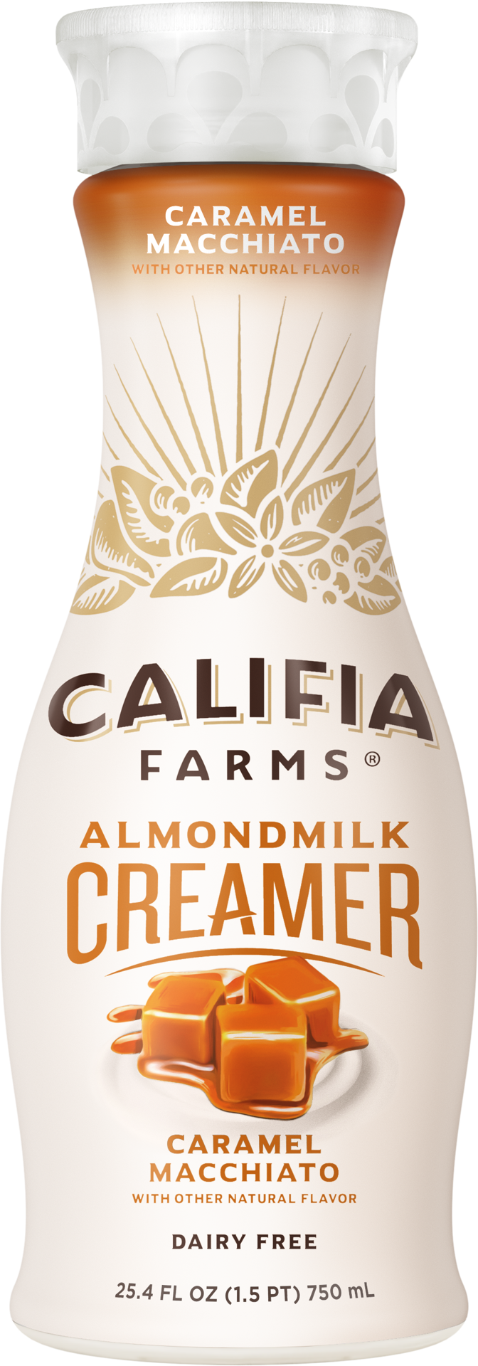 slide 1 of 1, Califia Farms Caramel Macchiato Almond Milk Coffee Creamer, 25.4 fl oz