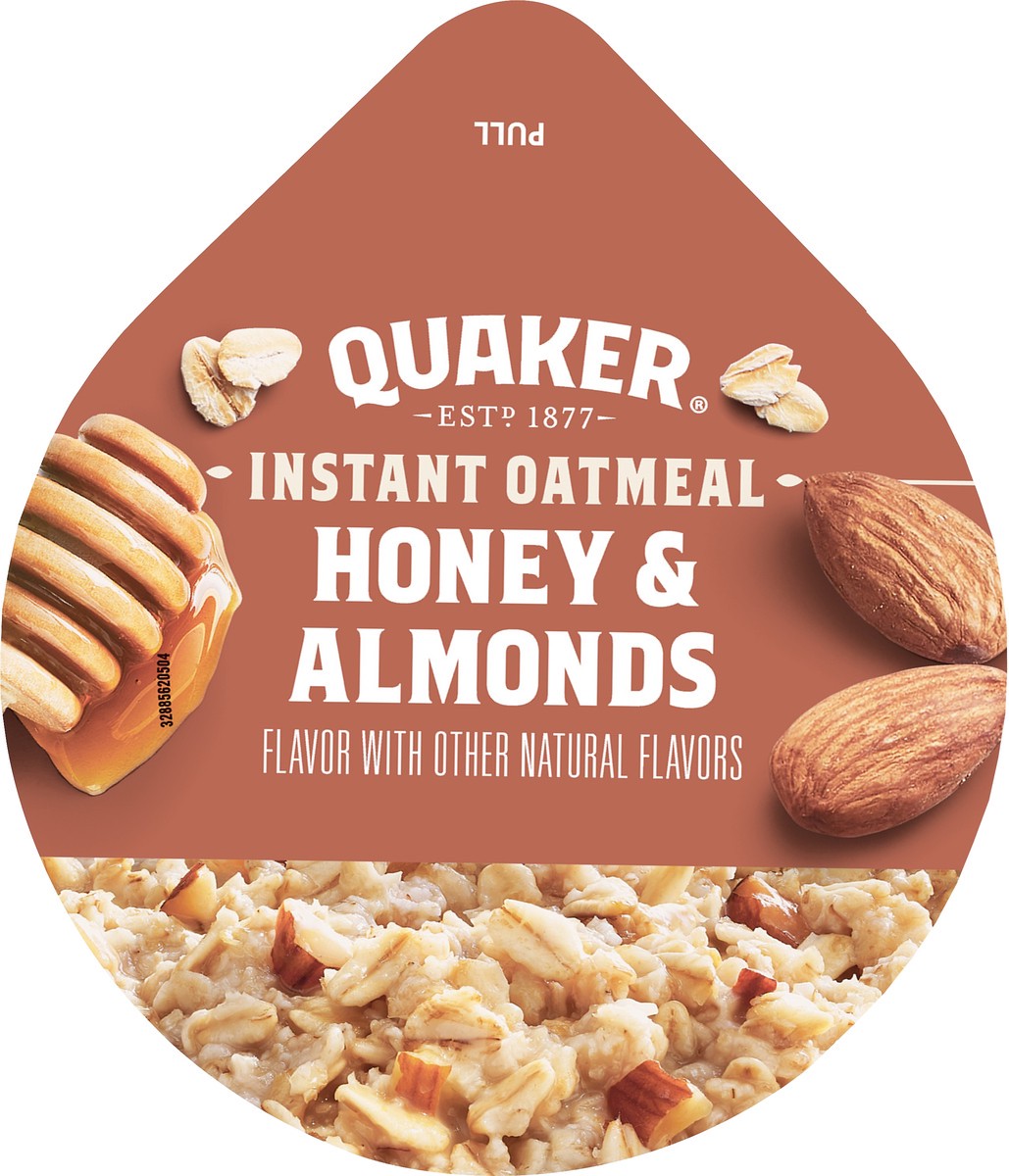 slide 5 of 5, Quaker Instant Oatmeal Honey Almond, 1.76 oz
