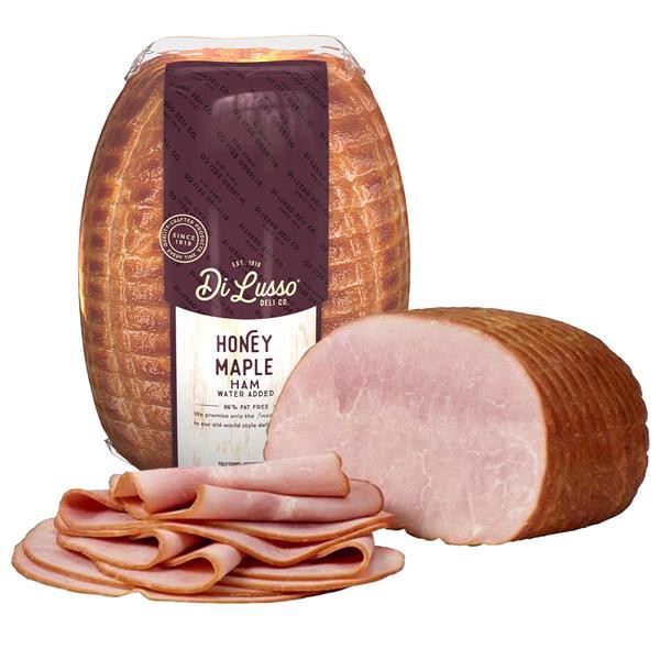 slide 1 of 1, Di Lusso Premium Sliced Honey Maple Ham, per lb