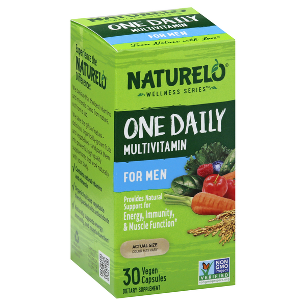 slide 1 of 6, Naturelo One Daily Multi Men, 30 ct