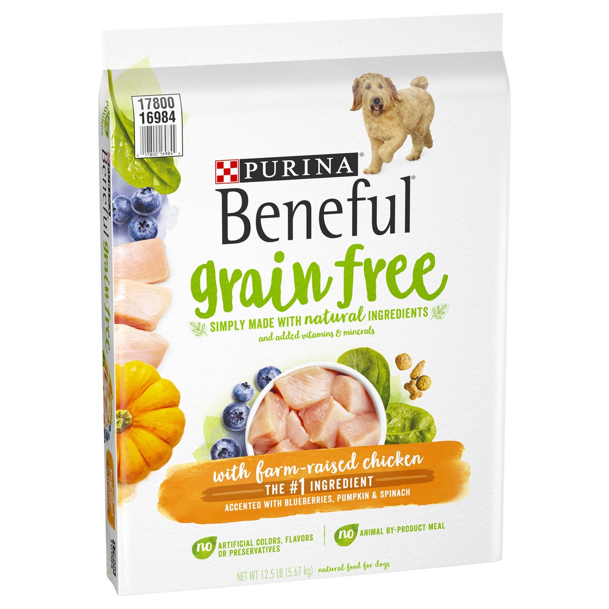 slide 4 of 9, Beneful Purina Beneful Grain Free, Natural Dry Dog Food, Grain Free With Real Farm Raised Chicken, 12.5 lb