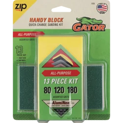 NON BRAND Gator Zip Handy Block Sanding Kit