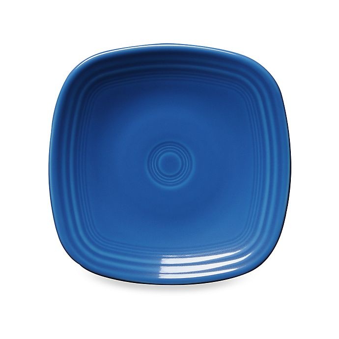 slide 1 of 1, Fiesta Square Salad Plate - Lapis, 1 ct