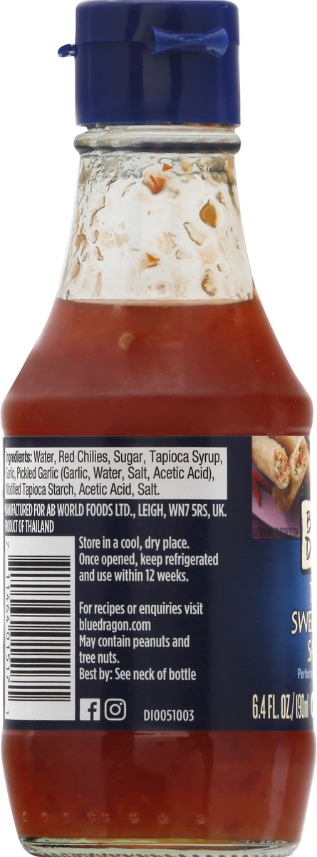 slide 8 of 9, Blue Dragon Thai Sweet Chili Sauce 6.4 oz, 6.4 oz