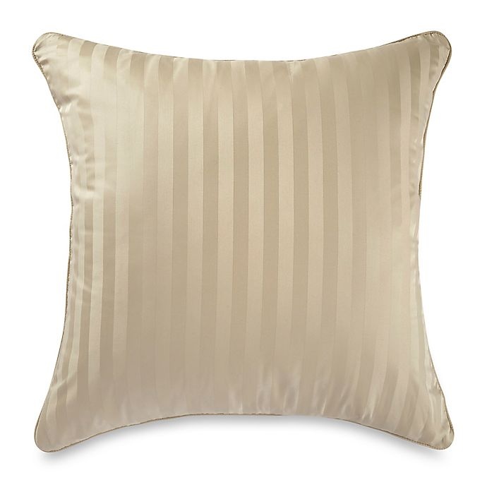 slide 1 of 1, Wamsutta 500-Thread-Count PimaCott Damask European Pillow Sham - Taupe, 1 ct