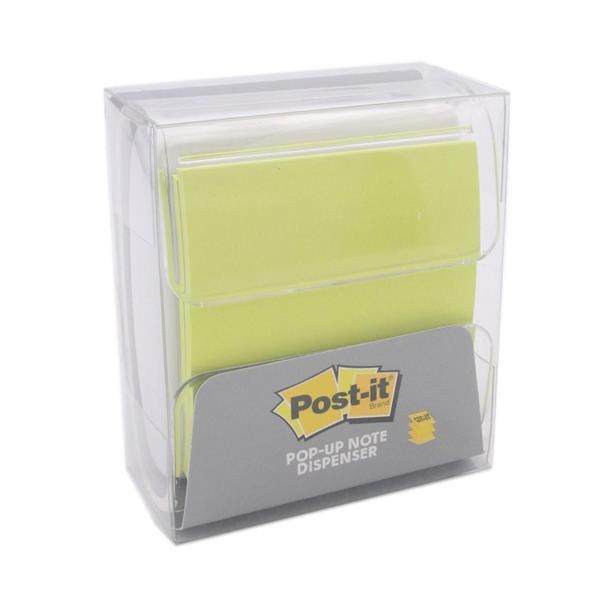 slide 1 of 1, Post-it Pop-Up Notes Dispenser, 3 in x 3 in