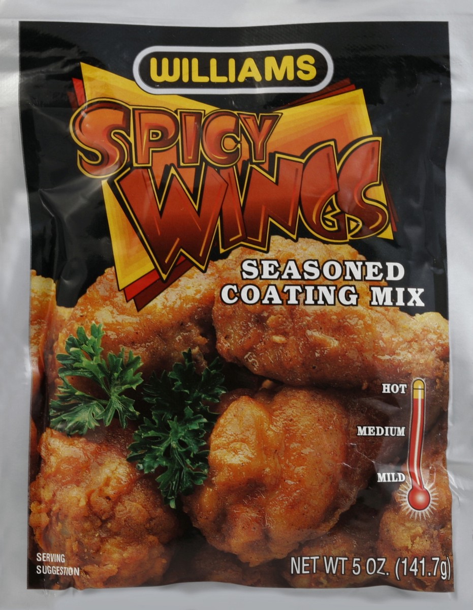 slide 2 of 5, Williams Spicy Wings Seasoned Coating Mix, 5 oz