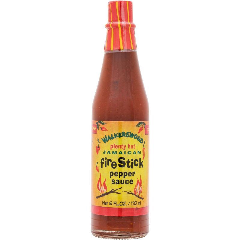 slide 1 of 1, Walkerswood Plenty Hot Jamaican Firestick Pepper Sauce 6 fl oz, 6 fl oz