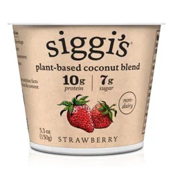 Siggi's Plant-Based Coconut Blend, Strawberry, 5.3 oz. Cup