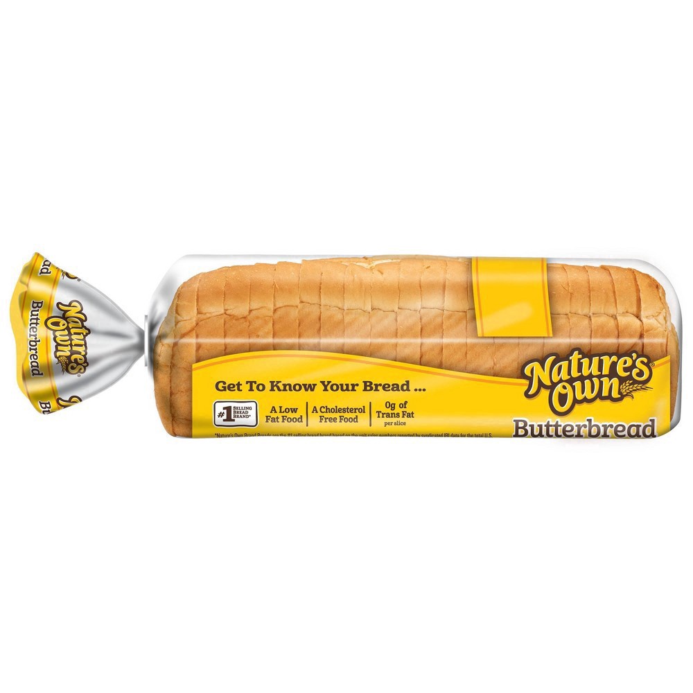 slide 13 of 13, Natures Own Butterbread Sliced White Bread - 20 Oz, 20 oz