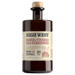 High West Utah Old Fashioned Barrel Finished Whiskey Premixed Cocktail