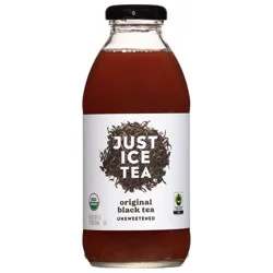 Just Ice Tea Unsweetened Original Black Tea 16 fl oz