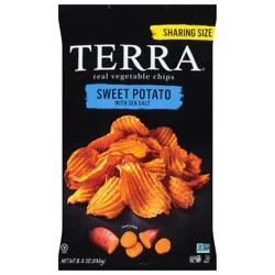 Terra Real Sweet Potato with Sea Salt Vegetable Chips Sharing Size 8.2 oz