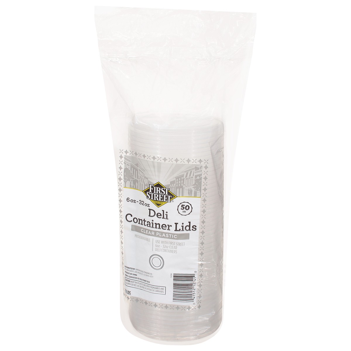 slide 3 of 11, First Street Lids For 6/8/ Deli Contnr, 50 ct