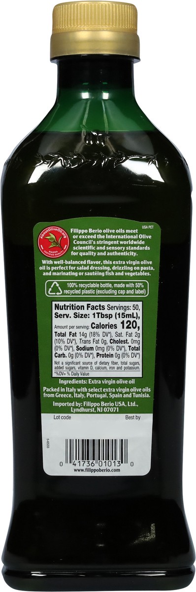 slide 6 of 9, Filippo Berio Extra Virgin Olive Oil 25.3 fl oz, 25.3 fl oz
