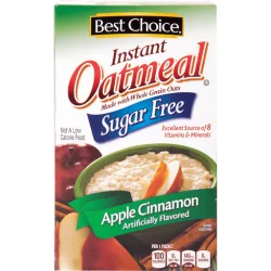 Best Choice Instant Oatmeal Apple Cinnamon