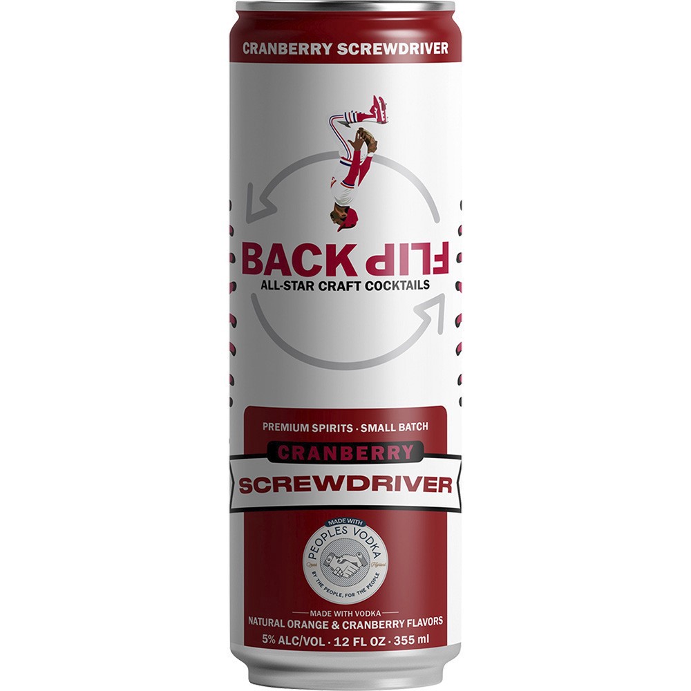 slide 1 of 1, Backflip Cranberry Screwdriver, 4 ct; 12 oz