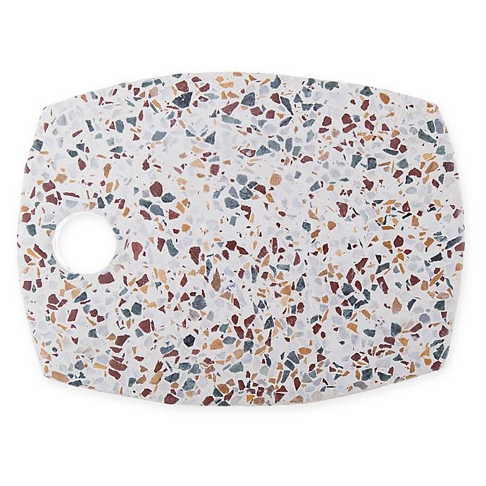 slide 1 of 2, Artisanal Kitchen Supply Terrazzo Cheese Board - Red/Green, 12 in