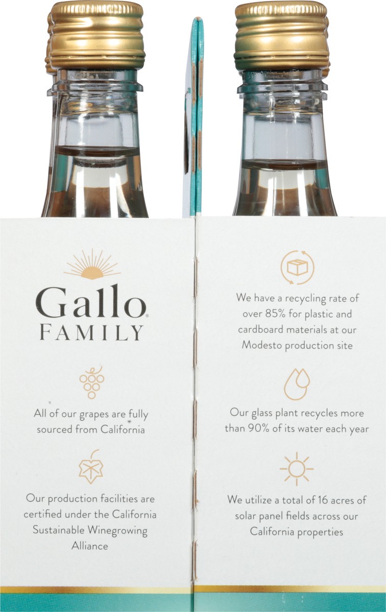 slide 12 of 12, Gallo Family Vineyards White Wine, 187 ml
