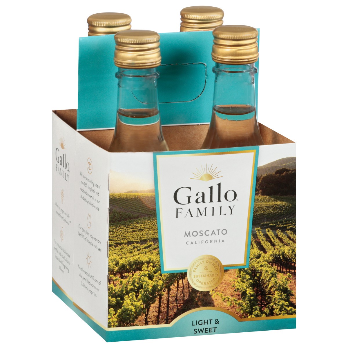 slide 8 of 12, Gallo Family Vineyards White Wine, 187 ml