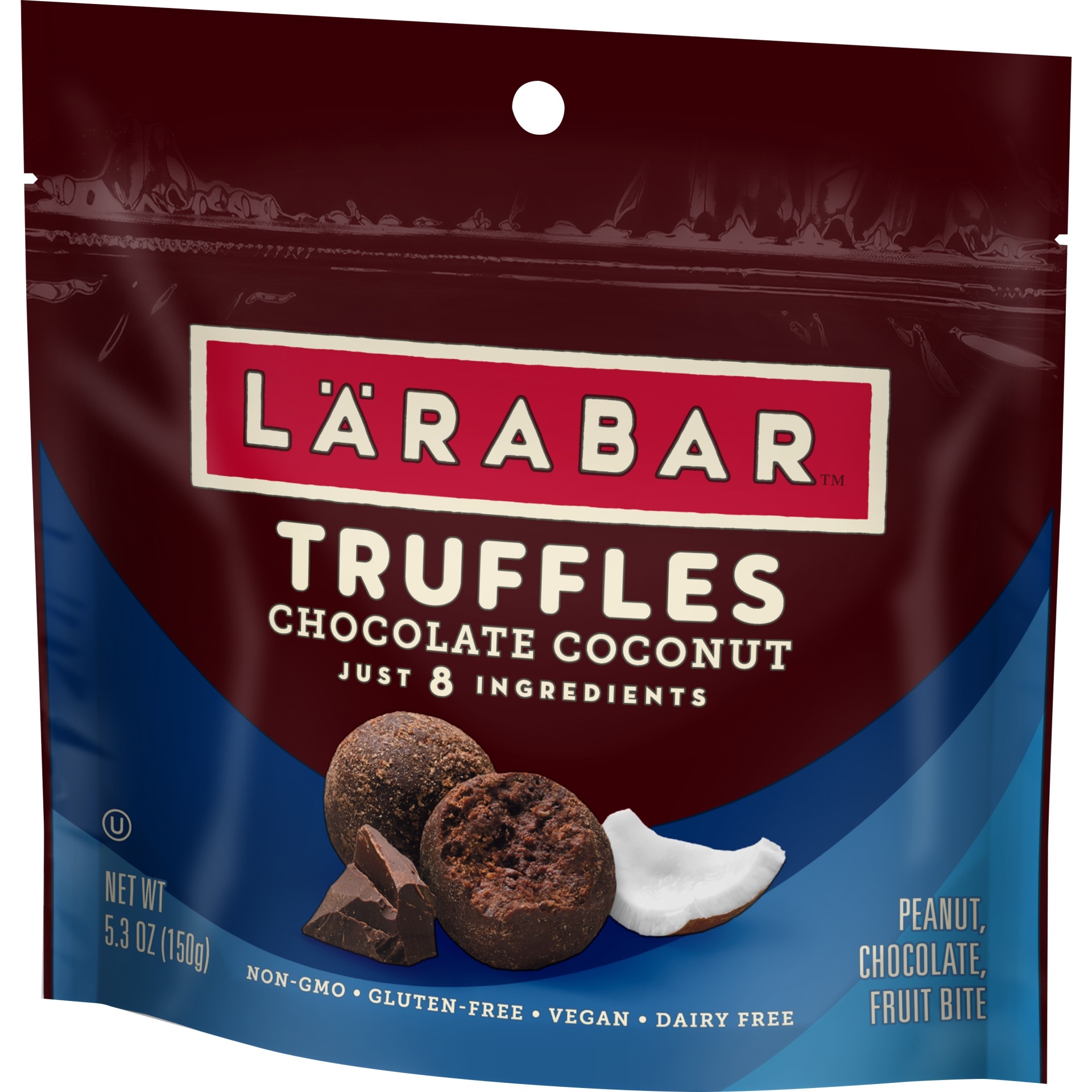 slide 1 of 1, LÄRABAR Truffles, Gluten Free, Caramel Coconut Peanut Butter, 5.3 oz