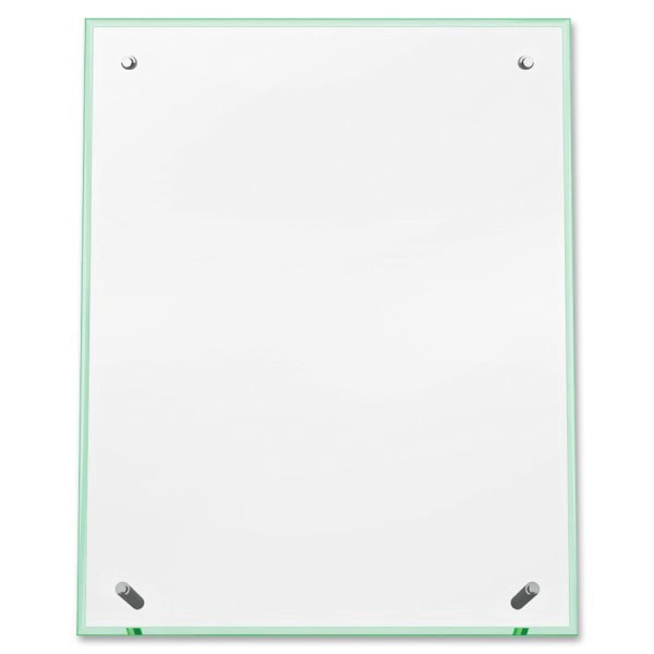 slide 2 of 10, Deflect-O Superior Image Curved Sign Holder, Clear/Green, 1 ct