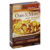 slide 1 of 4, Signature Select Oats & More Cereal with Almonds 14.5 oz, 