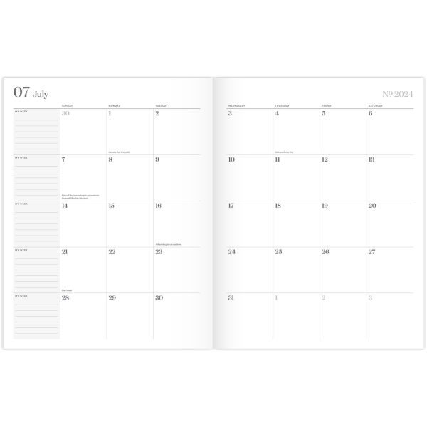 slide 7 of 10, 2024-2025 Cambridge Workstyle Monthly Academic Planner, 8-1/2"" X 11"", Mellow Frost, July 2024 To June 2025, 1606-091A-46, 1 ct