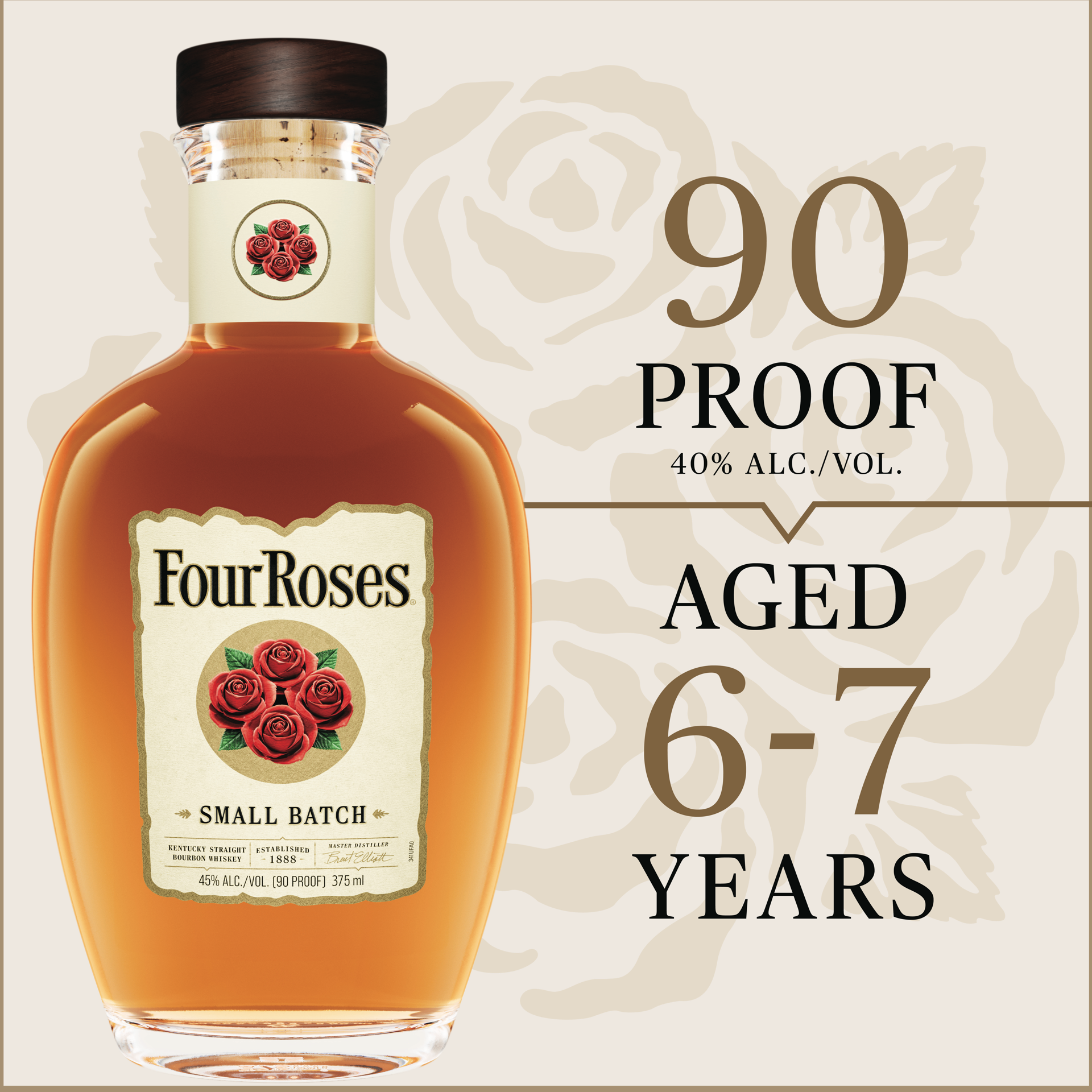 slide 2 of 4, Four Roses Small Batch Bourbon, 375 ml