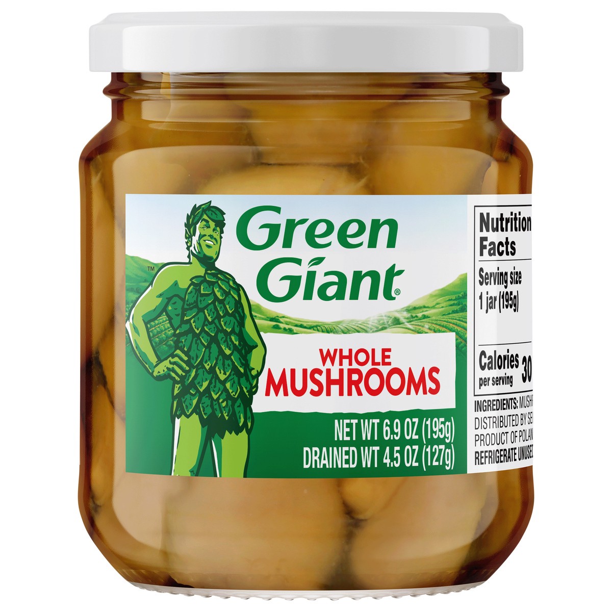 slide 2 of 2, Green Giant Whole Mushrooms, 6.9 oz, 6.9 oz