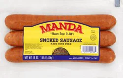 Manda Smoked Sausage 16 oz