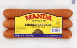 Manda Smoked Sausage 16 oz